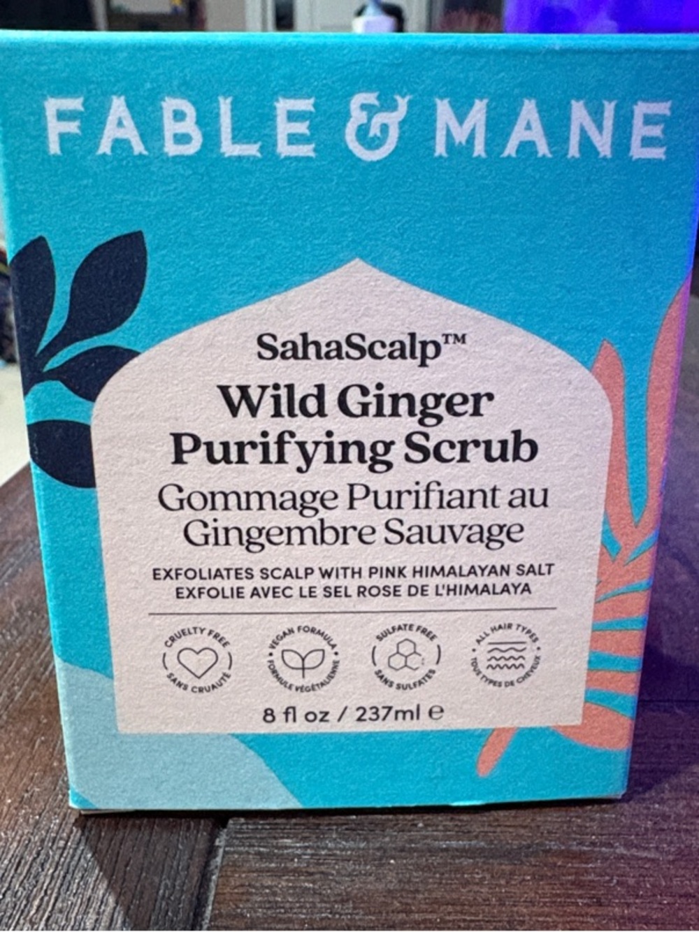 Able Wild Ginger Purifying Scrub - White & Brown with Gold Lid